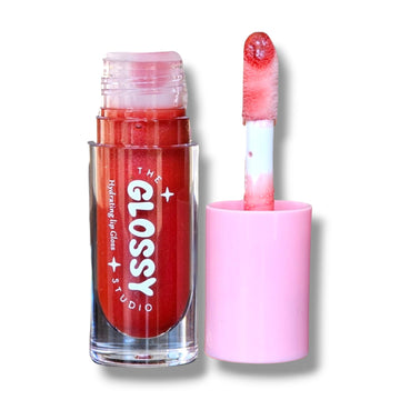 Feuchtigkeitsspendender Lipgloss „Petal Blush“.