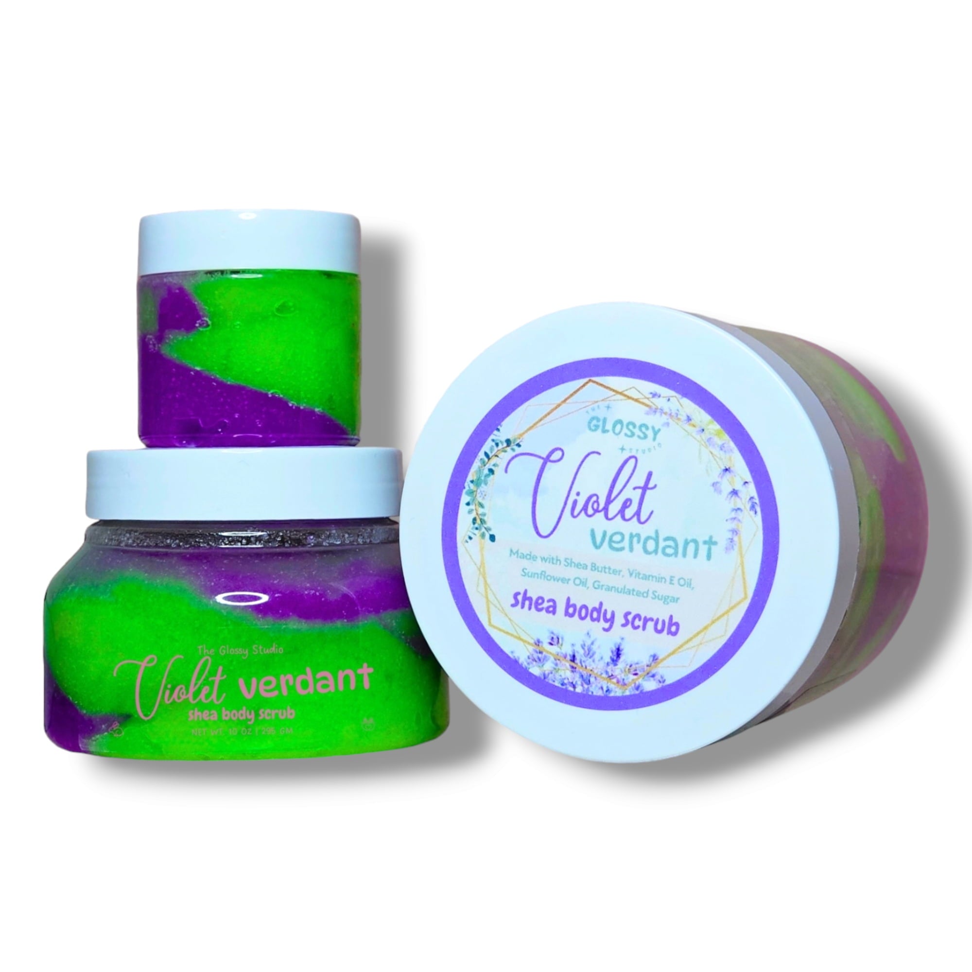 Violet Verdant Shea Body Scrub